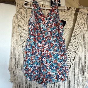 Floral 5t girls romper